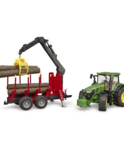 Alternative view of Bruder 03154 John Deere 7R 350 Tractor + Aanhanger en 4 Boomstammen