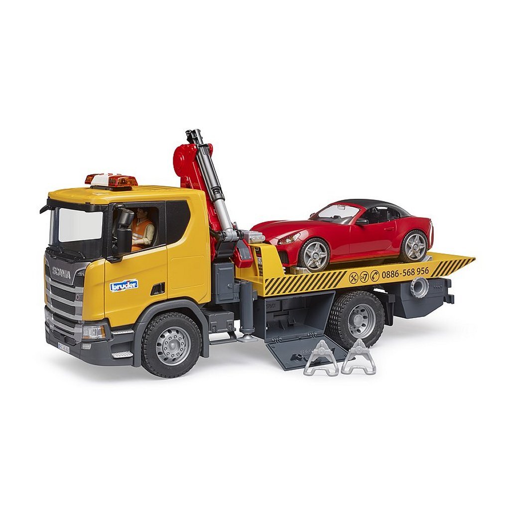 Bruder 03552 Scania Super 560R Takelwagen + Licht en Geluid + Roadster - Image 3