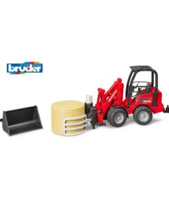 Bruder 2034 Schaeffer Shovel met Balengrijper en Baal