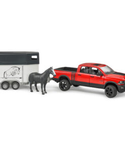 Alternative view of Bruder 2501 Dodge Ram Auto met Paardentrailer