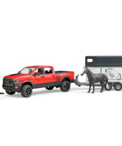 Bruder 2501 Dodge Ram Auto met Paardentrailer