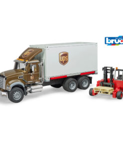 Bruder 2828 Mack UPS Vrachtwagen Met Heftruck
