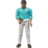 Bruder 60003 Bworld Figuur Man Witte Broek