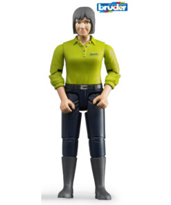 Bruder 60405 Vrouw met Groen Shirt & Zwarte Broek