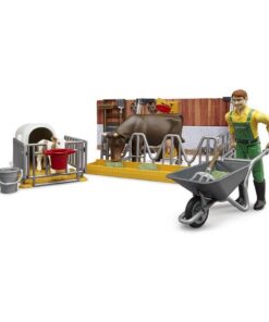 Alternative view of Bruder 62611 Koeienstal Speelset