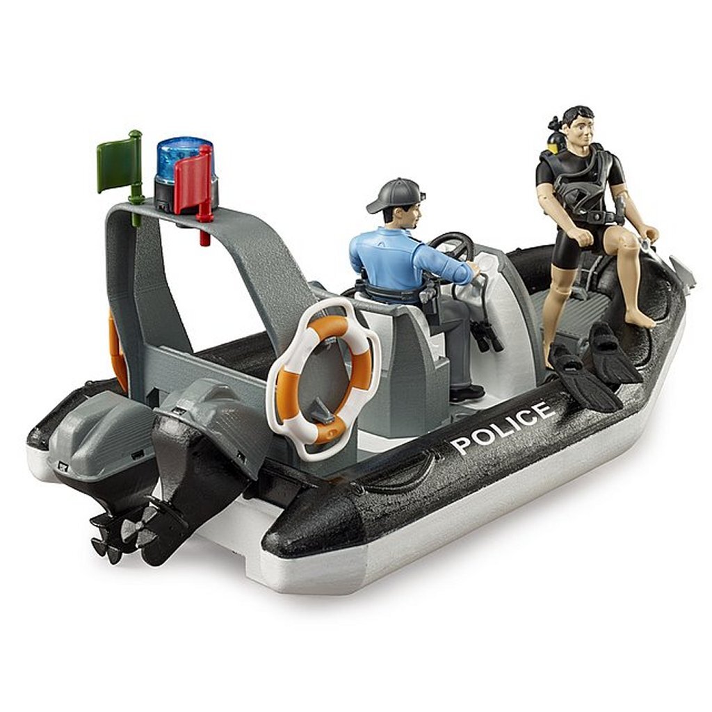 Bruder 62733 Politieboot met Licht en Geluid - Image 2