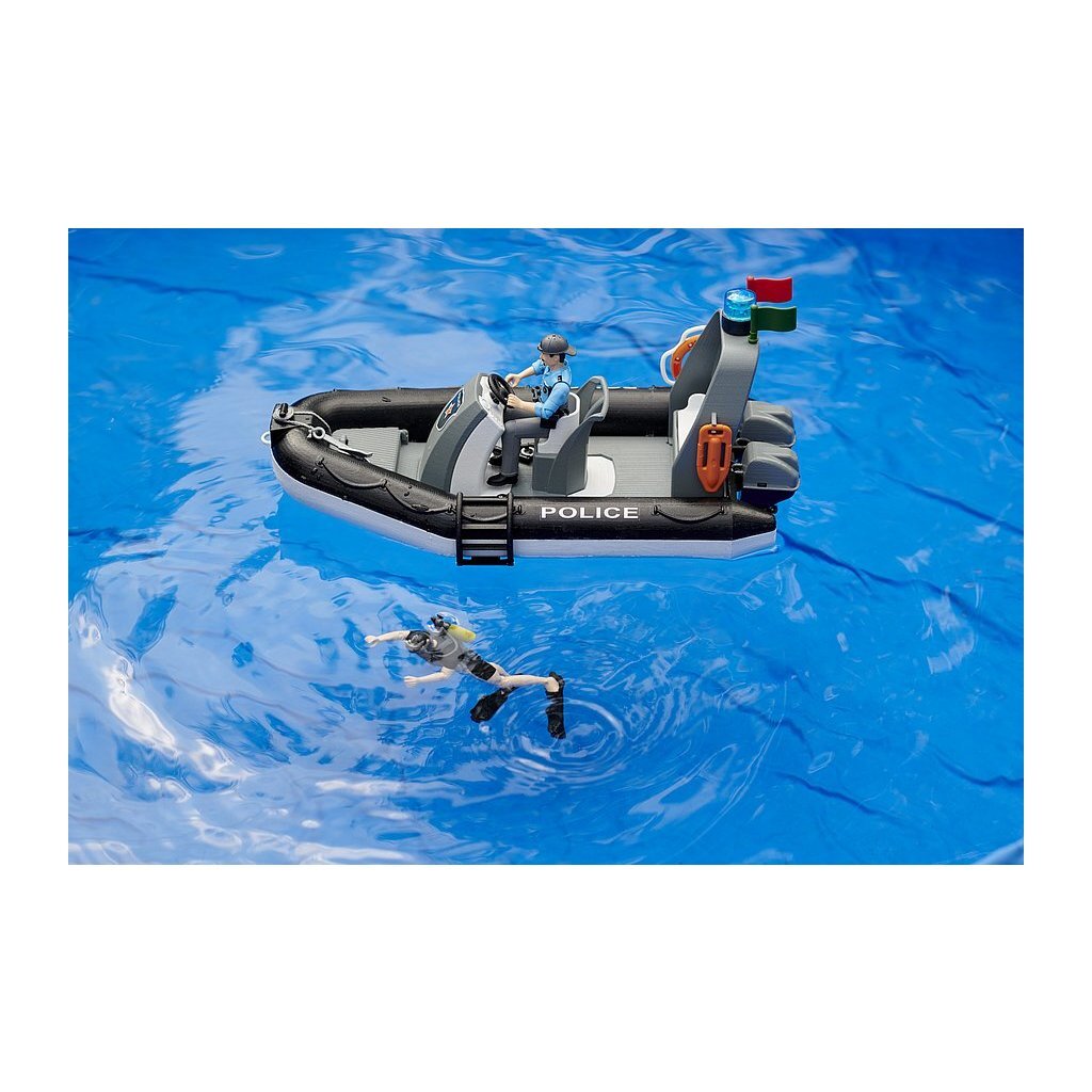Bruder 62733 Politieboot met Licht en Geluid - Image 3