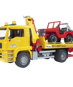 Bruder MAN TGA Afsleep Takelwagen + Jeep