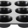 Brund Muffinvorm 12 Vakjes Zwart