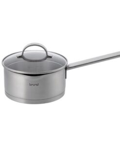 Brund Steelpan met Glazen Deksel 2L RVS