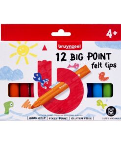Bruynzeel Big Point Viltstiften 12 Stuks
