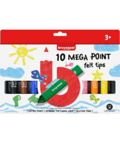 Bruynzeel Mega Point Viltstiften 10 Stuks