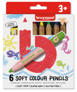 Bruynzeel Soft Colour Kleurpotloden 6 Stuks