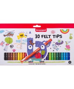 Bruynzeel Viltstiften 30 Kleuren