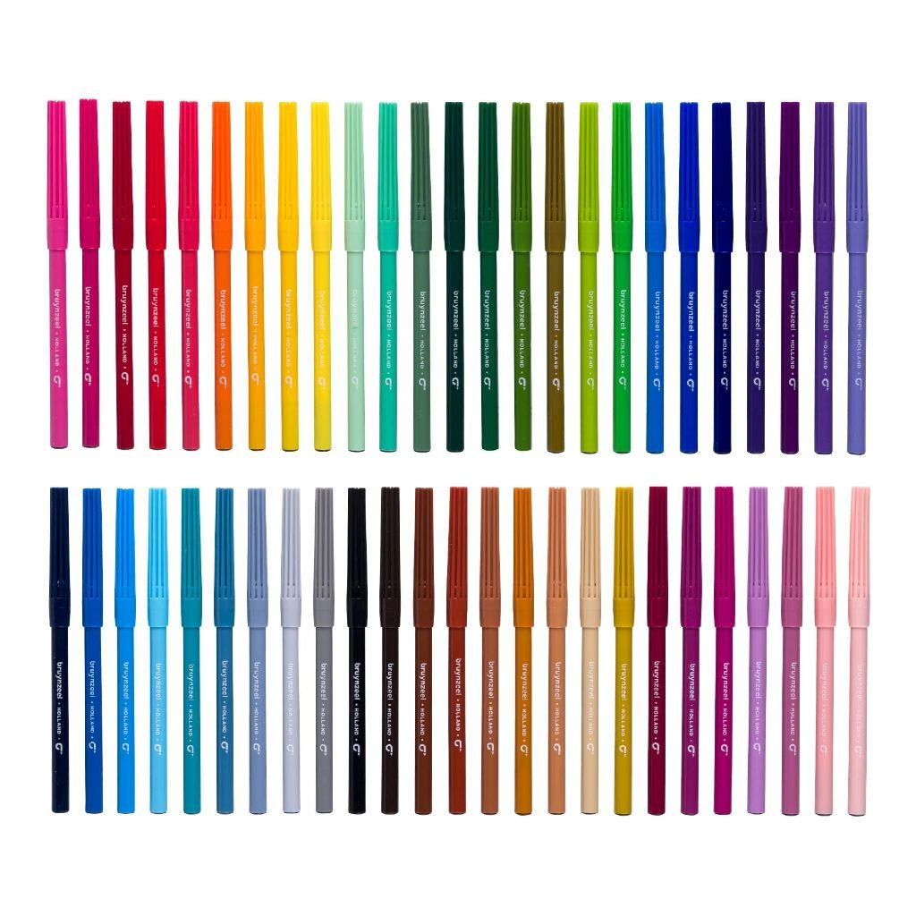 Bruynzeel Viltstiften 50 Kleuren - Image 2