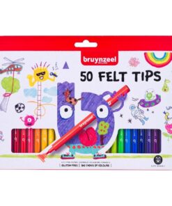 Bruynzeel Viltstiften 50 Kleuren