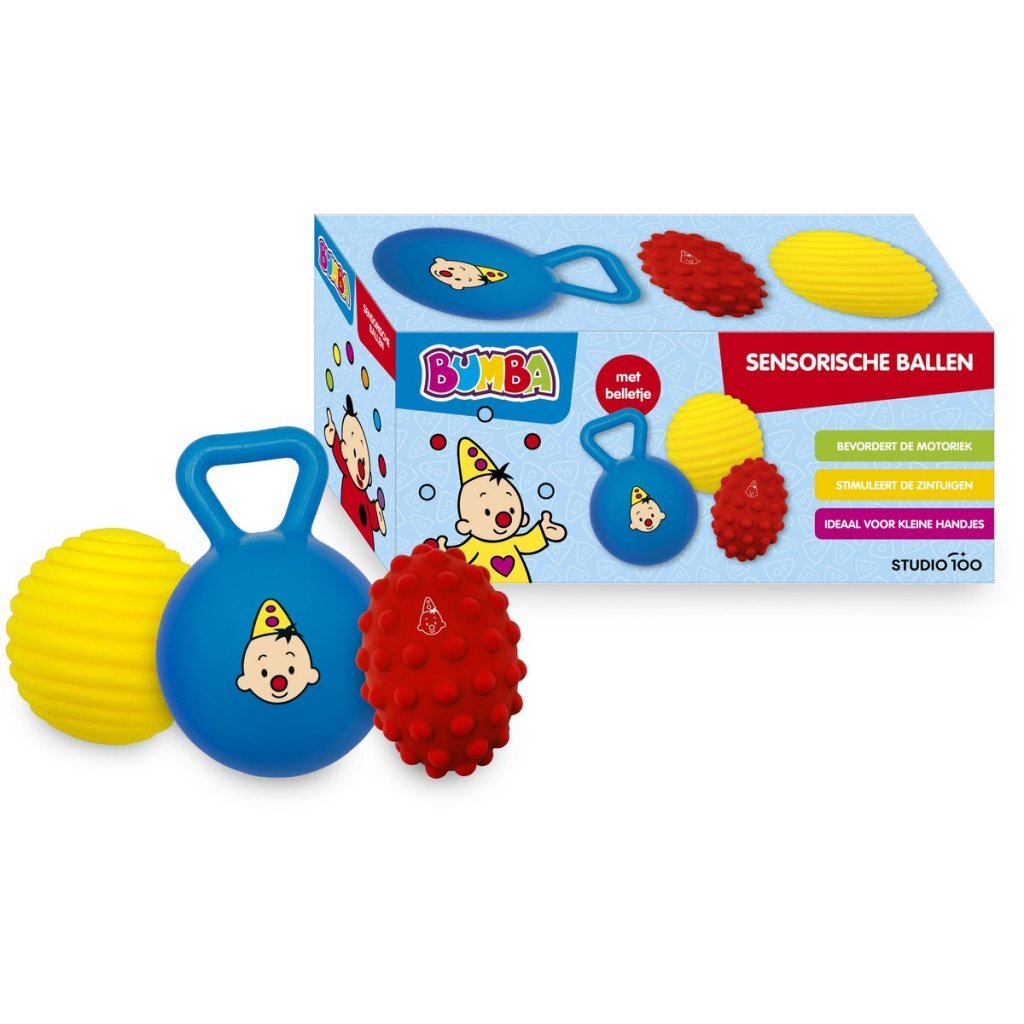 Bumba Sensorische Ballenset + Geluid 3 Stuks - Image 2