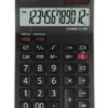 Citizen SH-EL124TWH Calculator Sharp EL124TWH Zwart-wit Desk 12 Digit