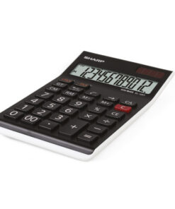 Alternative view of Citizen SH-EL125TWH Calculator Sharp EL125TWH Zwart-wit Desk 12 Digit