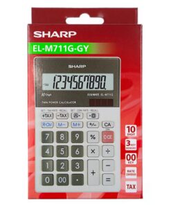 Alternative view of Citizen SH-ELM711GGY Sharp Calculator Grijs