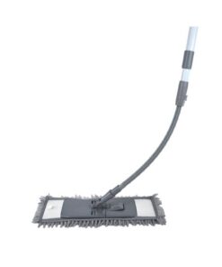 Clean Home Dweilset met Flexibele Steel Wit/Grijs