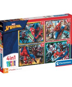Clementoni 4in1 Puzzel Spiderman 12-24 Stukjes