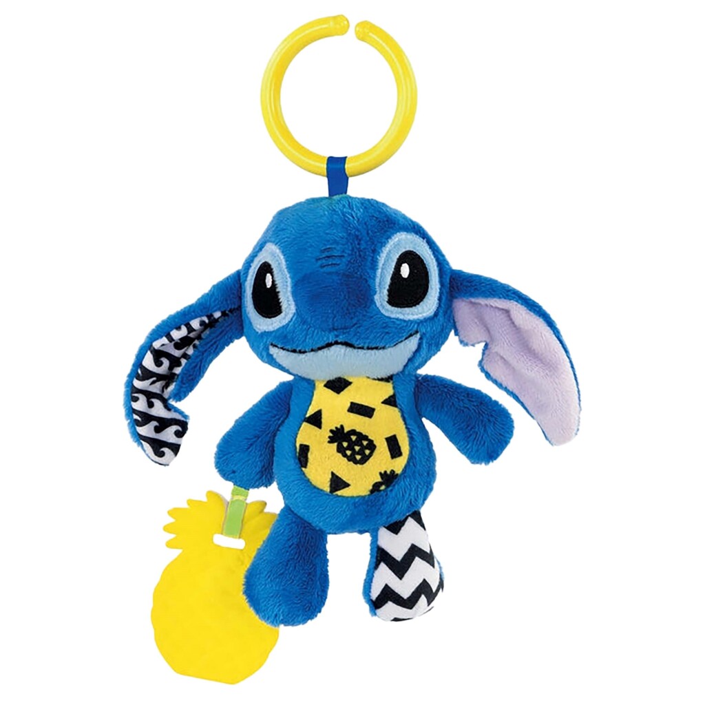 Clementoni Baby Disney Stitch Soft Rattle Blauw/Geel - Image 2