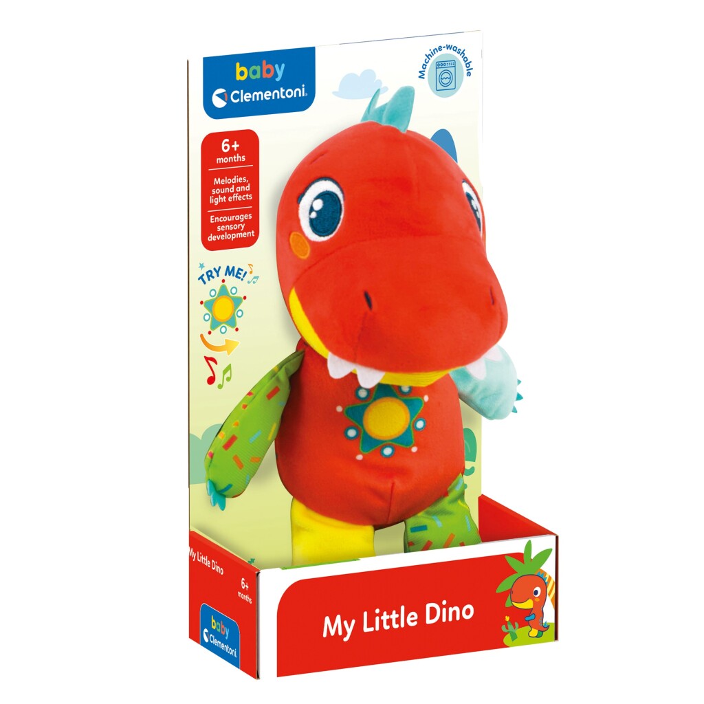 Clementoni Baby My Little Dino Knuffel + Geluid - Image 4