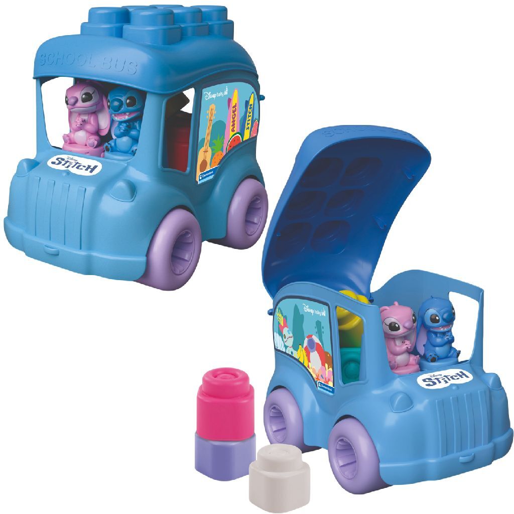 Clementoni Clemmy Disney Stitch Schoolbus