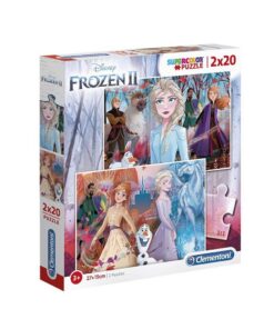 Clementoni Disney Frozen 2 Supercolor Puzzel 2x20 Stukjes