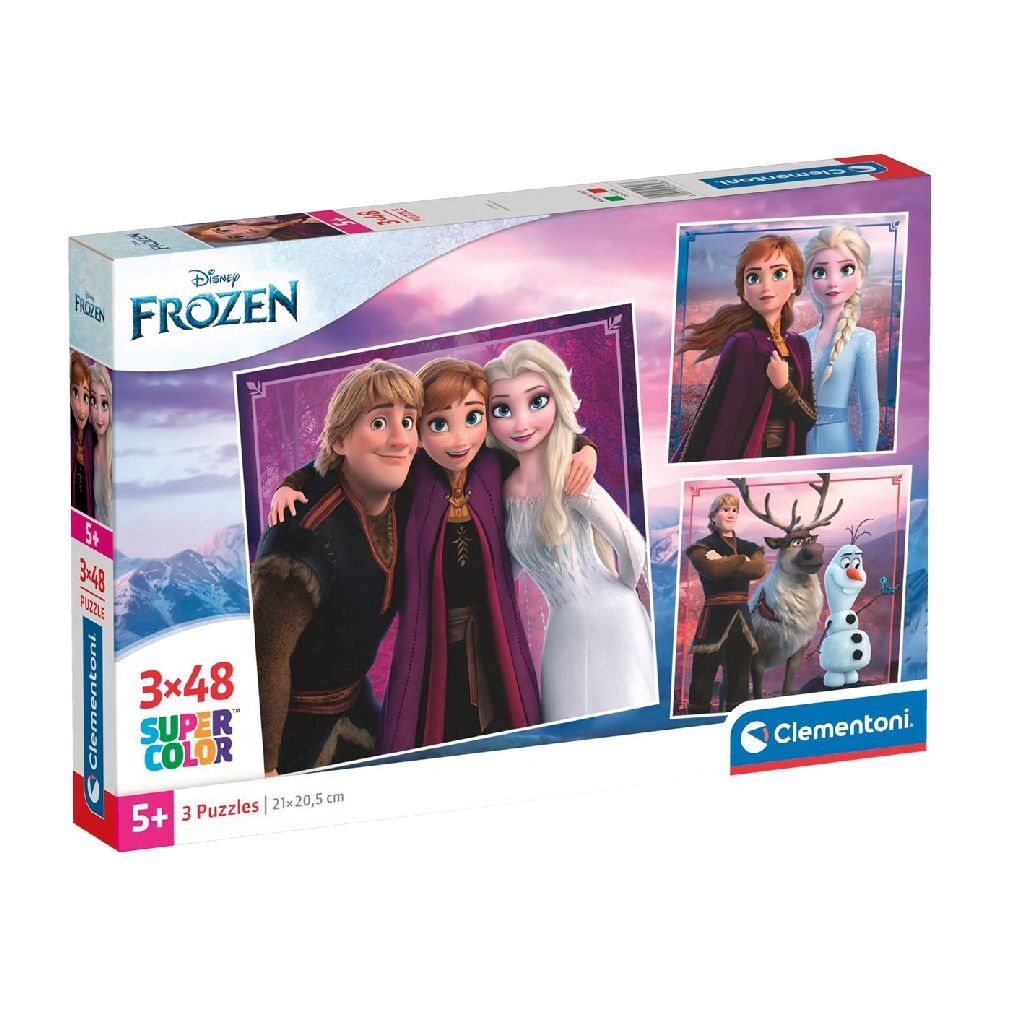 Clementoni Disney Frozen Puzzel 3x48 Stuks
