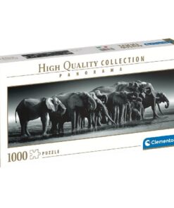 Clementoni High Quality Collection Panorama Puzzel Herd of Giants 1000 Stukjes