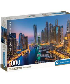 Clementoni High Quality Collection Puzzel + Poster Dubai 1000 Stukjes