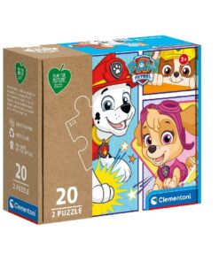 Clementoni Puzzel Paw Patrol 2x20 Stukjes