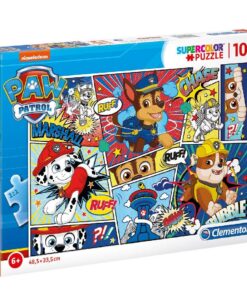 Alternative view of Clementoni SuperColor Puzzel Paw Patrol Strip 104 Stukjes