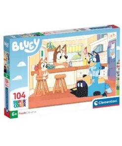 Clementoni Supercolor Puzzel Bluey 104 Stukjes