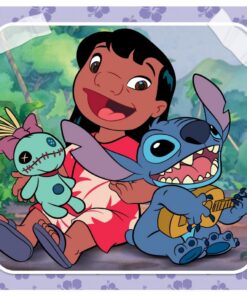 Alternative view of Clementoni Supercolor Puzzel Stitch 3x48 Stukjes