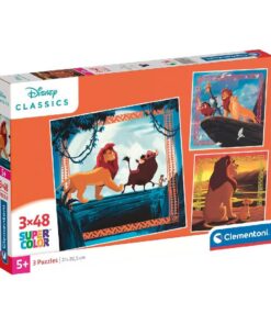 Clementoni Supercolor Puzzel The Lion King 3x48 Stukjes