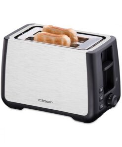 Cloer 3569 King Size Broodrooster RVS/Zwart