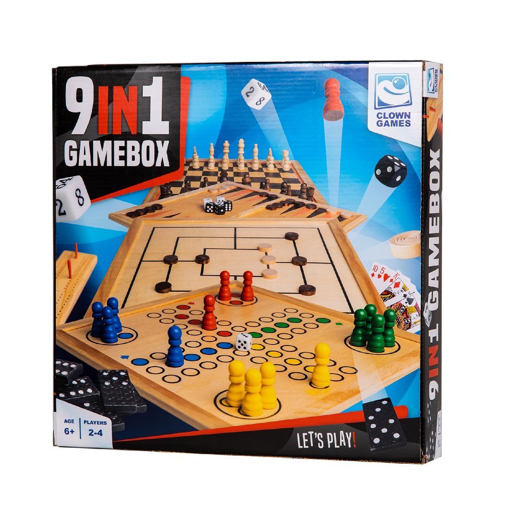 Clown Games 9-in-1 Spellendoos van Hout - Image 5