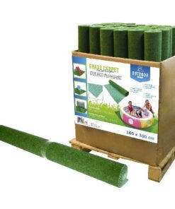 Clown Grastapijt met Noppen 100X200 cm