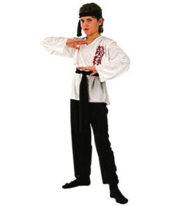 Clown Kinderkostuum Karate 7-9 jaar