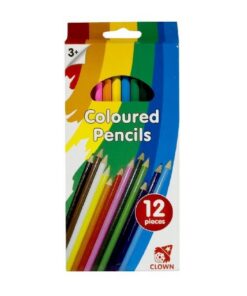 Clown Lange Kleurpotloden 12 stuks