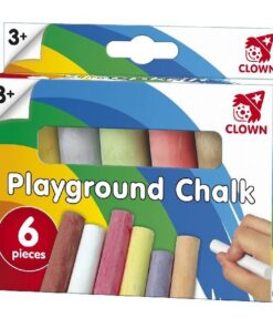 Clown Stoepkrijt 6 Stuks