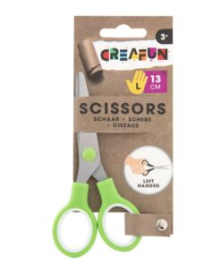 Alternative view of Creafun Schaar Linkshandig 13 cm Blauw/Groen Assorti