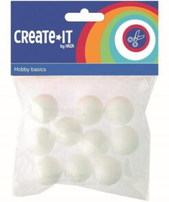 Create It Polystyreen Bollen 2.5 cm 10 Stuks