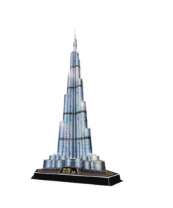 Alternative view of Cubic Fun 3D LED Puzzel Burj Khalifa 136 Stukjes