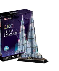 Cubic Fun 3D LED Puzzel Burj Khalifa 136 Stukjes