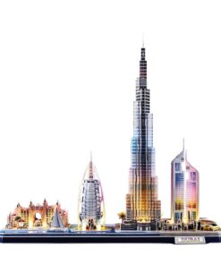 Alternative view of Cubic Fun 3D LED Puzzel Dubai 182 Stukjes