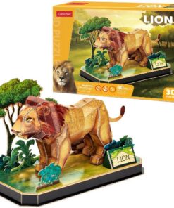 Cubic Fun 3D Puzzel Leeuw 40 Stukjes
